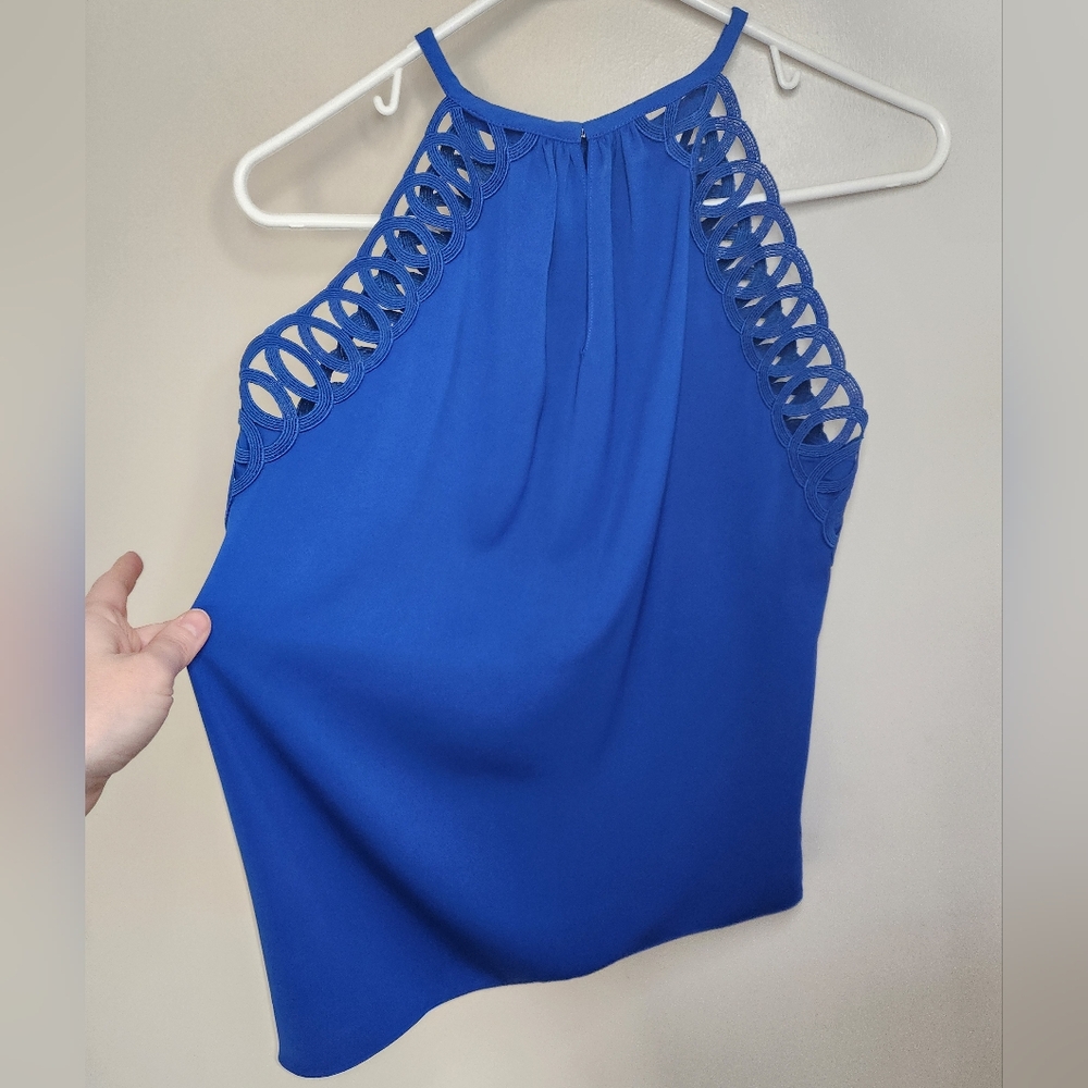 Women's Ramy Brook Blue Tank Top Sz Small - Picture 3 of 10
